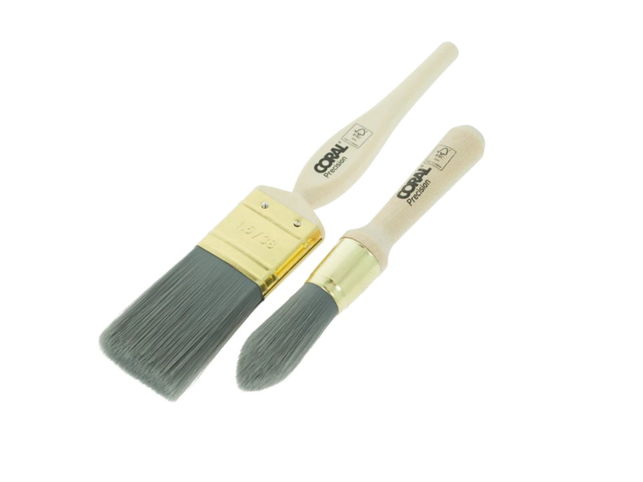 Buy Coral Precision Chalk Paint Furniture Paint Brush Set with Platinum  Easy Clean Filaments