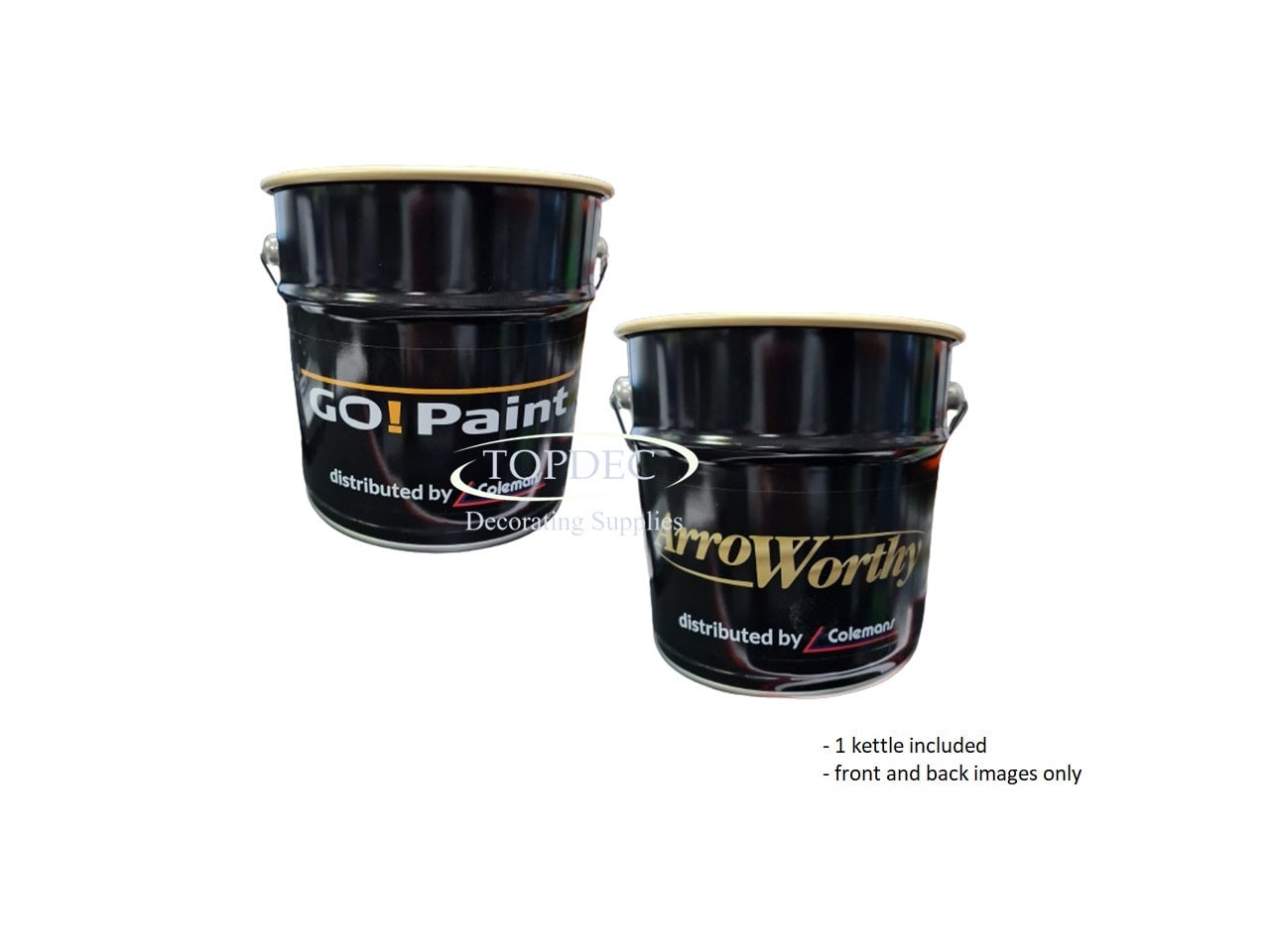 Buy Go Paint and arroworthy Metal paint kettles online Topdec
