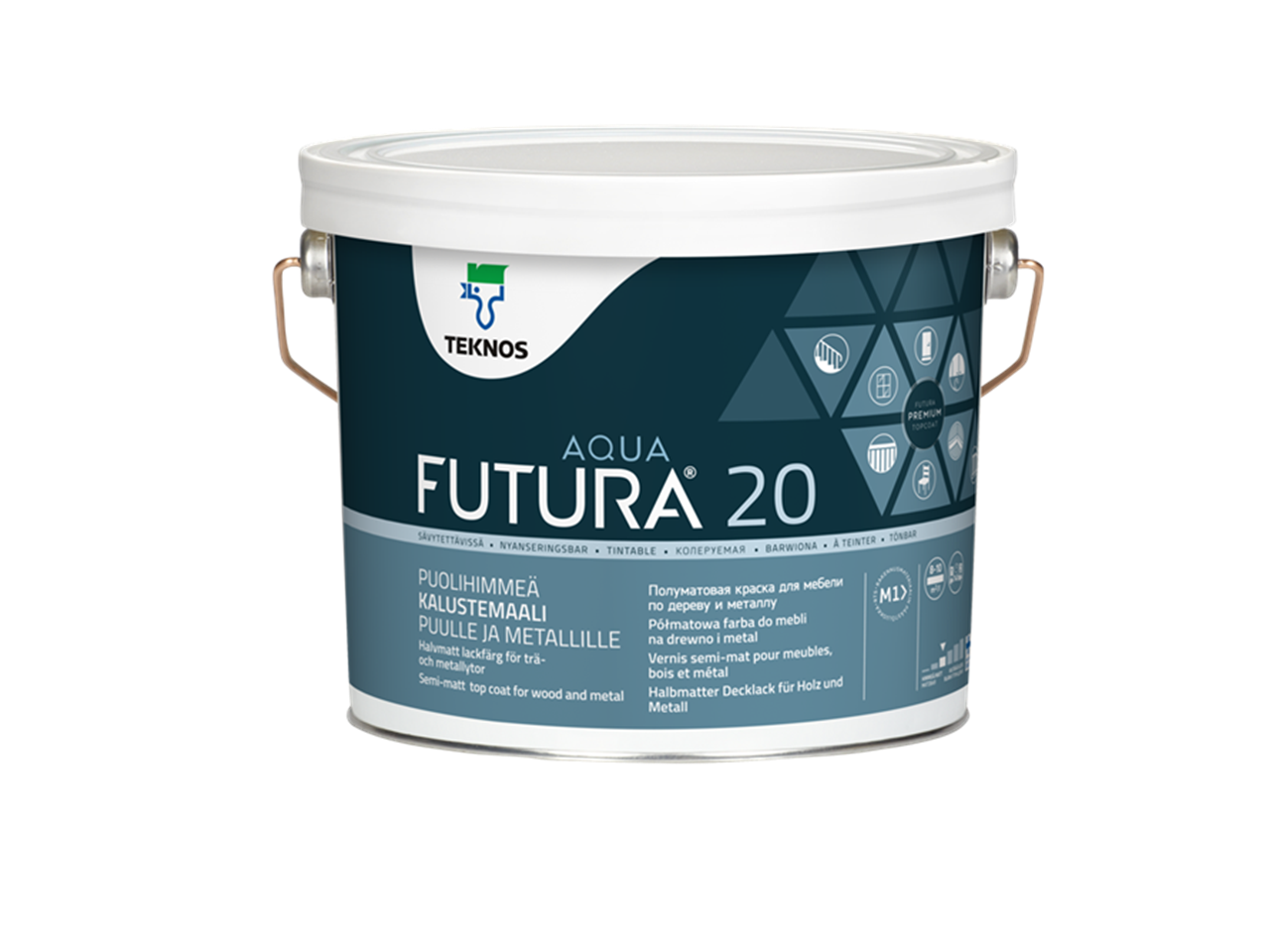 Buy Teknos Futura Aqua 20 paints online Topdec Decorating Supplies